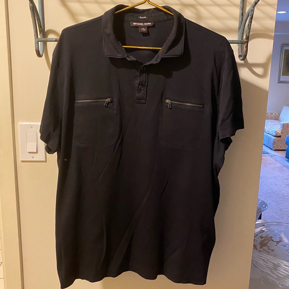 Michael Kors XXL Black Polo Shirt